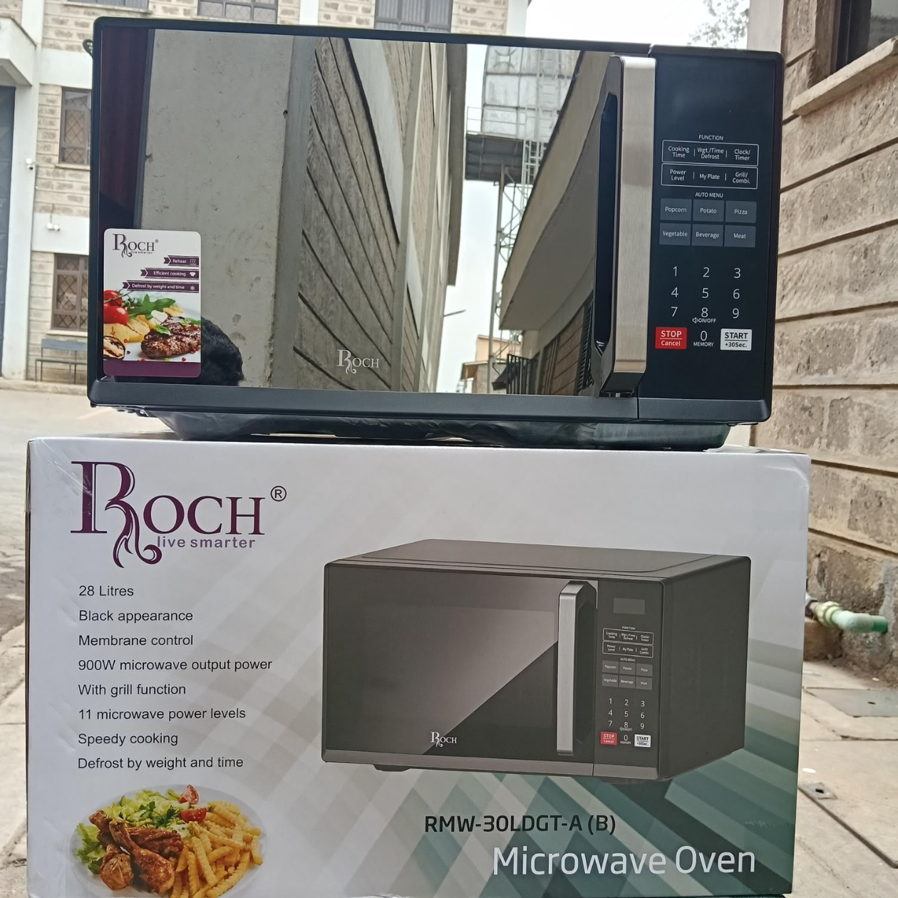 30 litres manual Roch microwave with grill