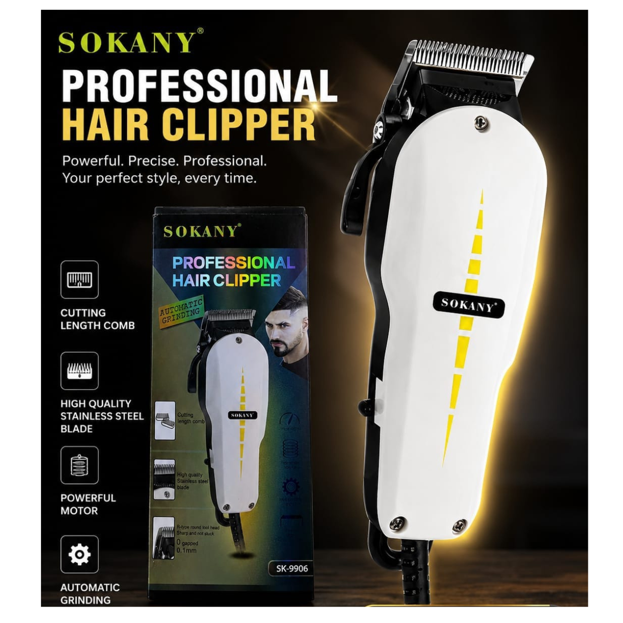 Sokany professional hair clipper