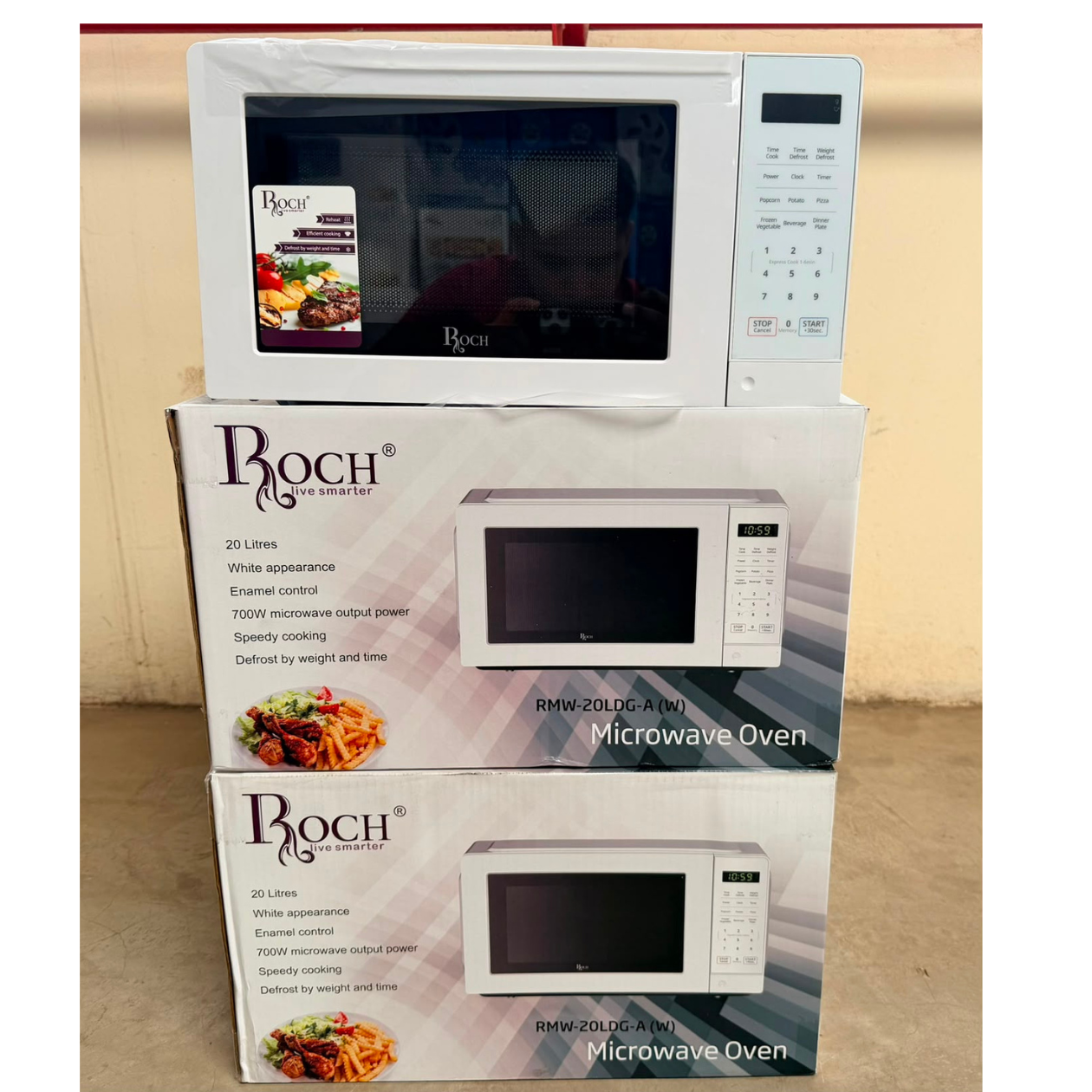 20 litres digital Roch microwave