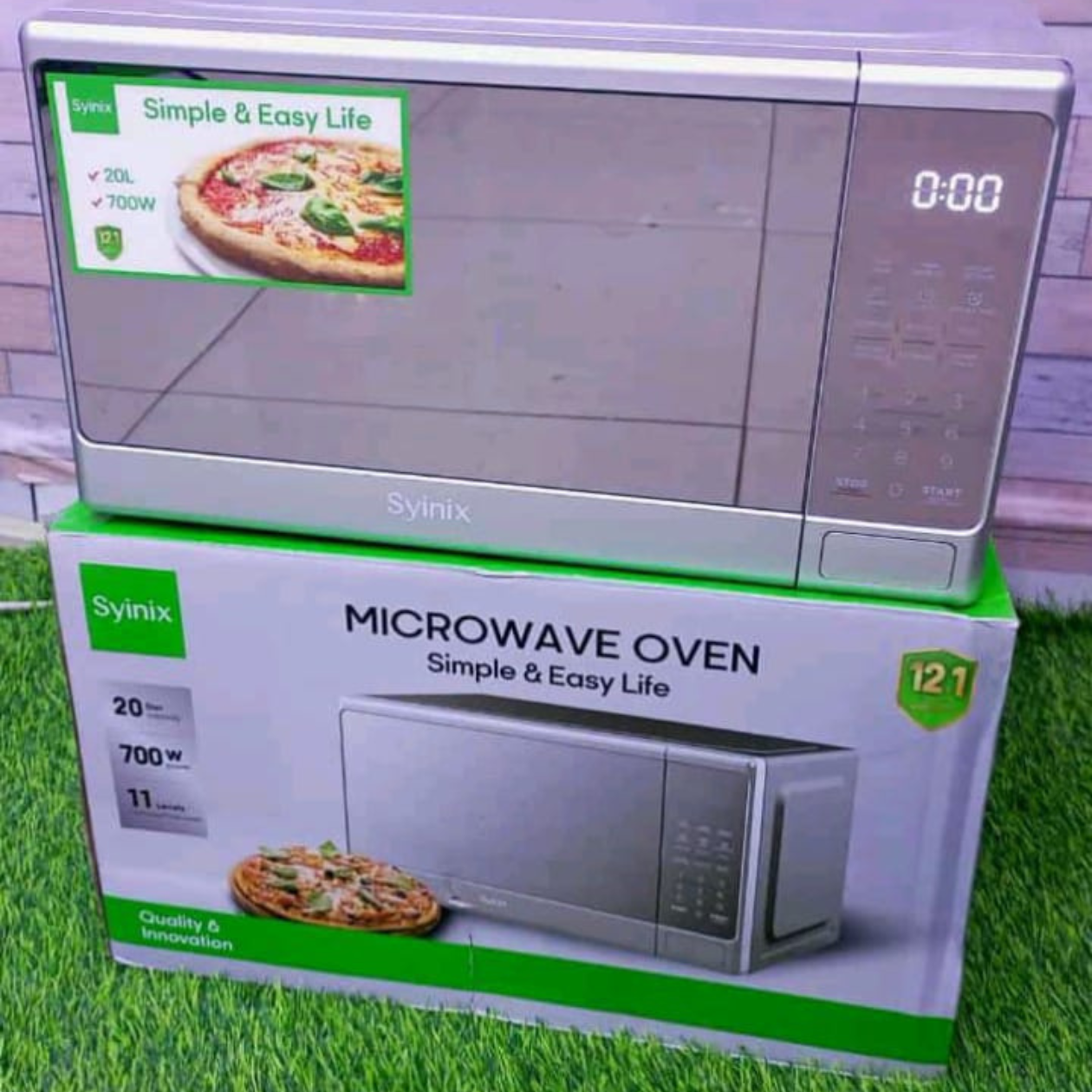 Syinix digital microwave 20L. silver - Image 3