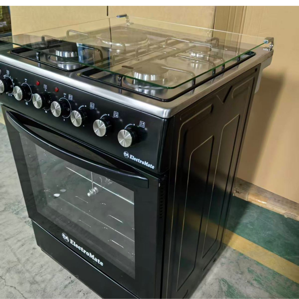 60*60 Electromate  3+1 cooker with electric oven