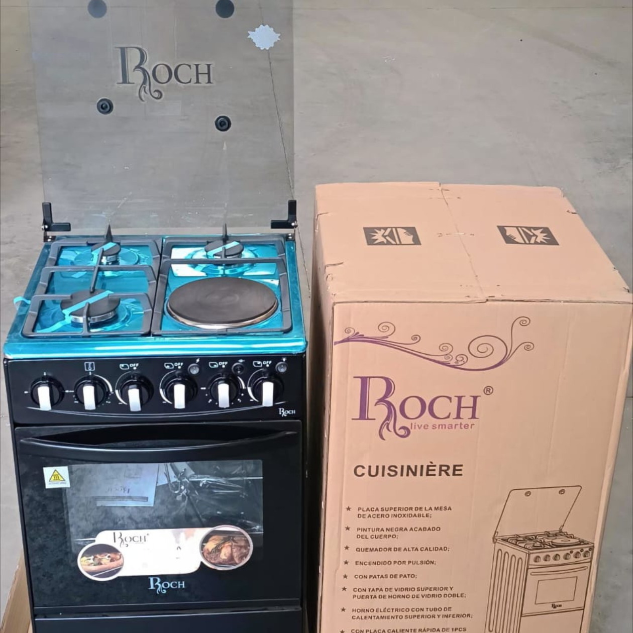 Roch black 50×55 standing 3+1 cooker@22000 - Image 2
