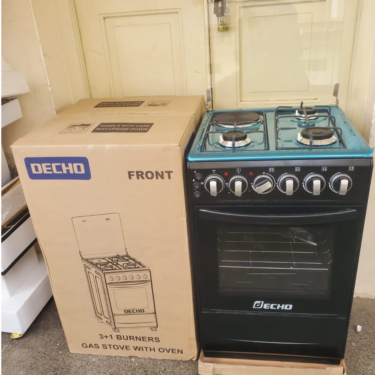 50*55 decho 3+1 standing cooker with electric oven