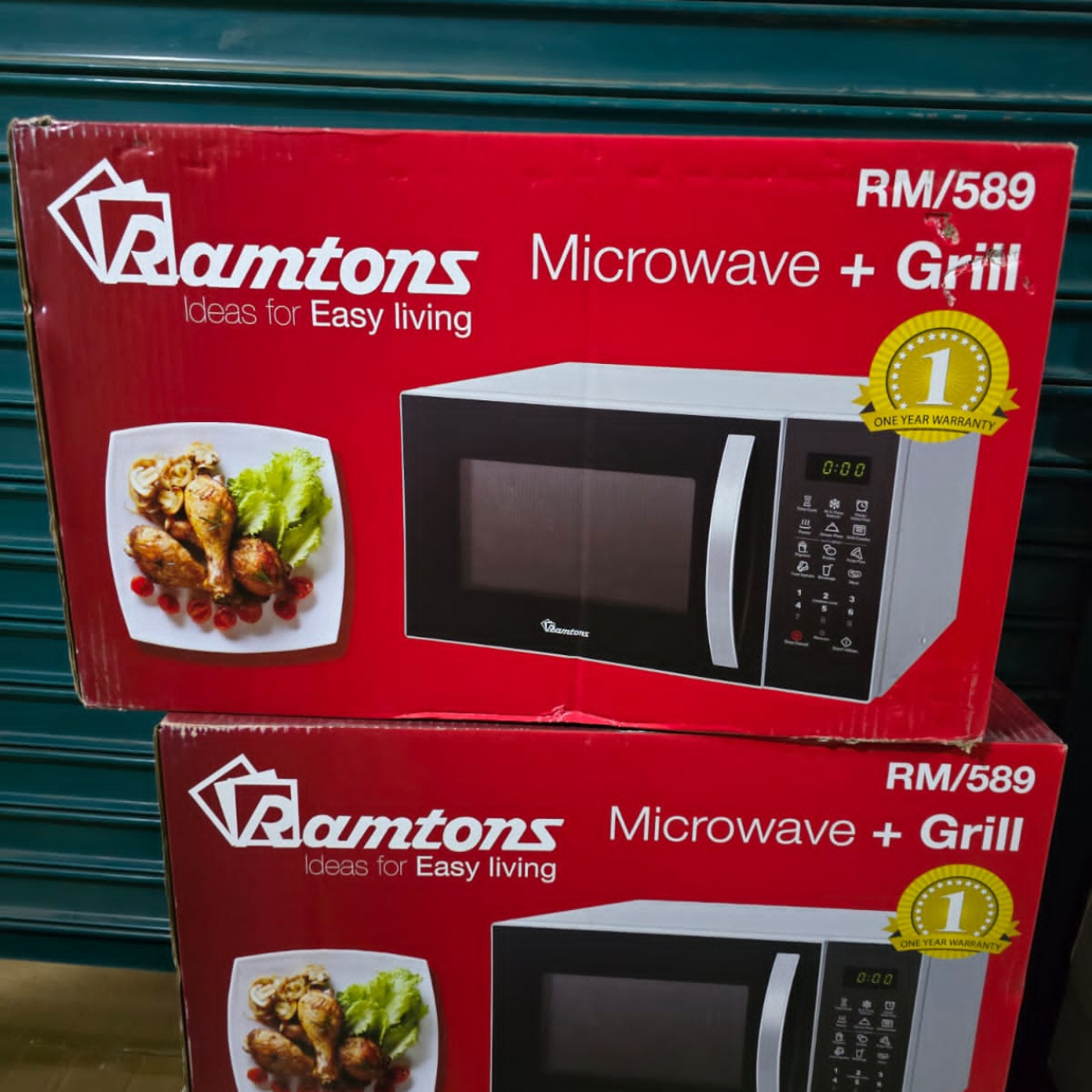 Ramtons 23Litres RM589 Microwave with Grill RM589 (SILVER) - Image 3