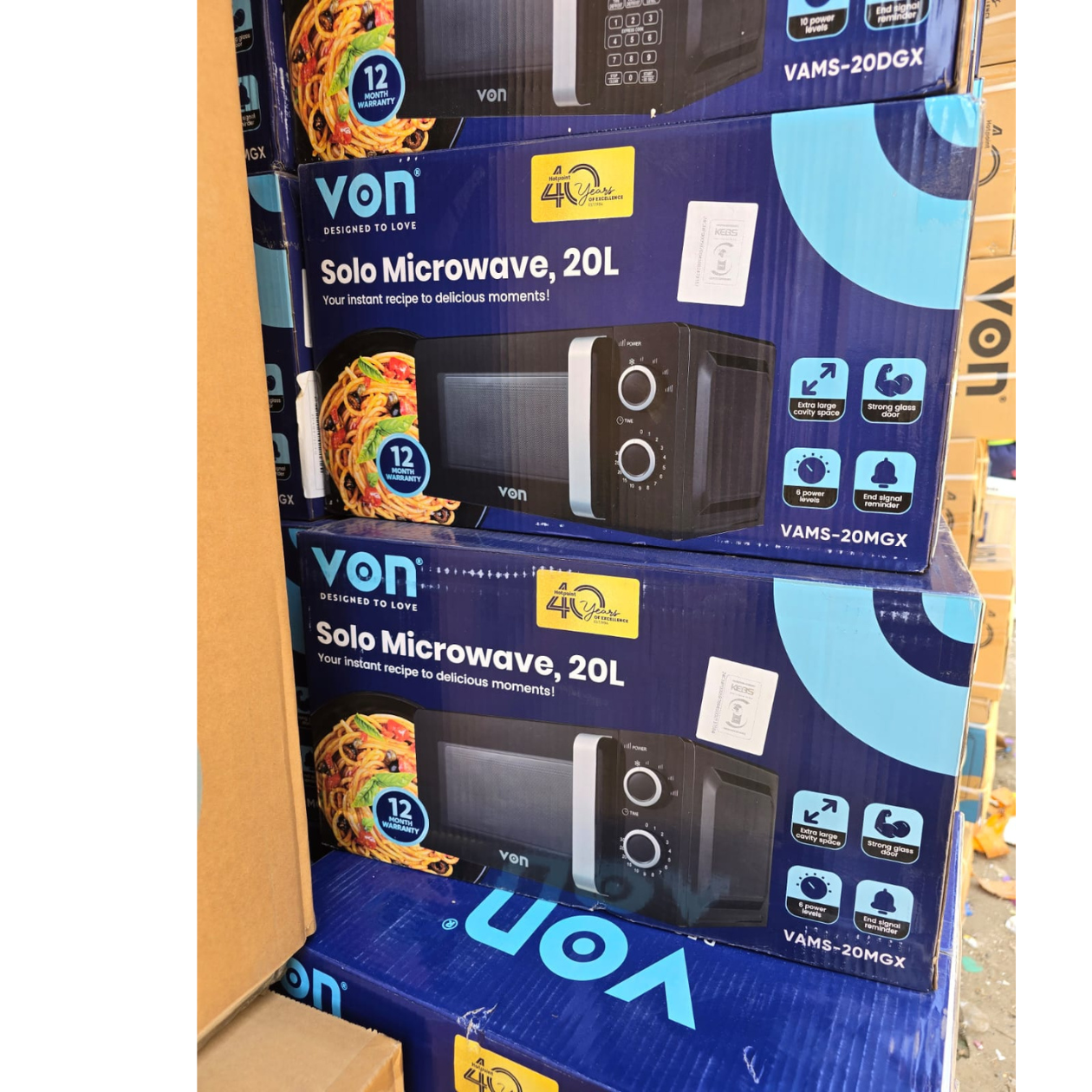 Von manual 20 litres microwave